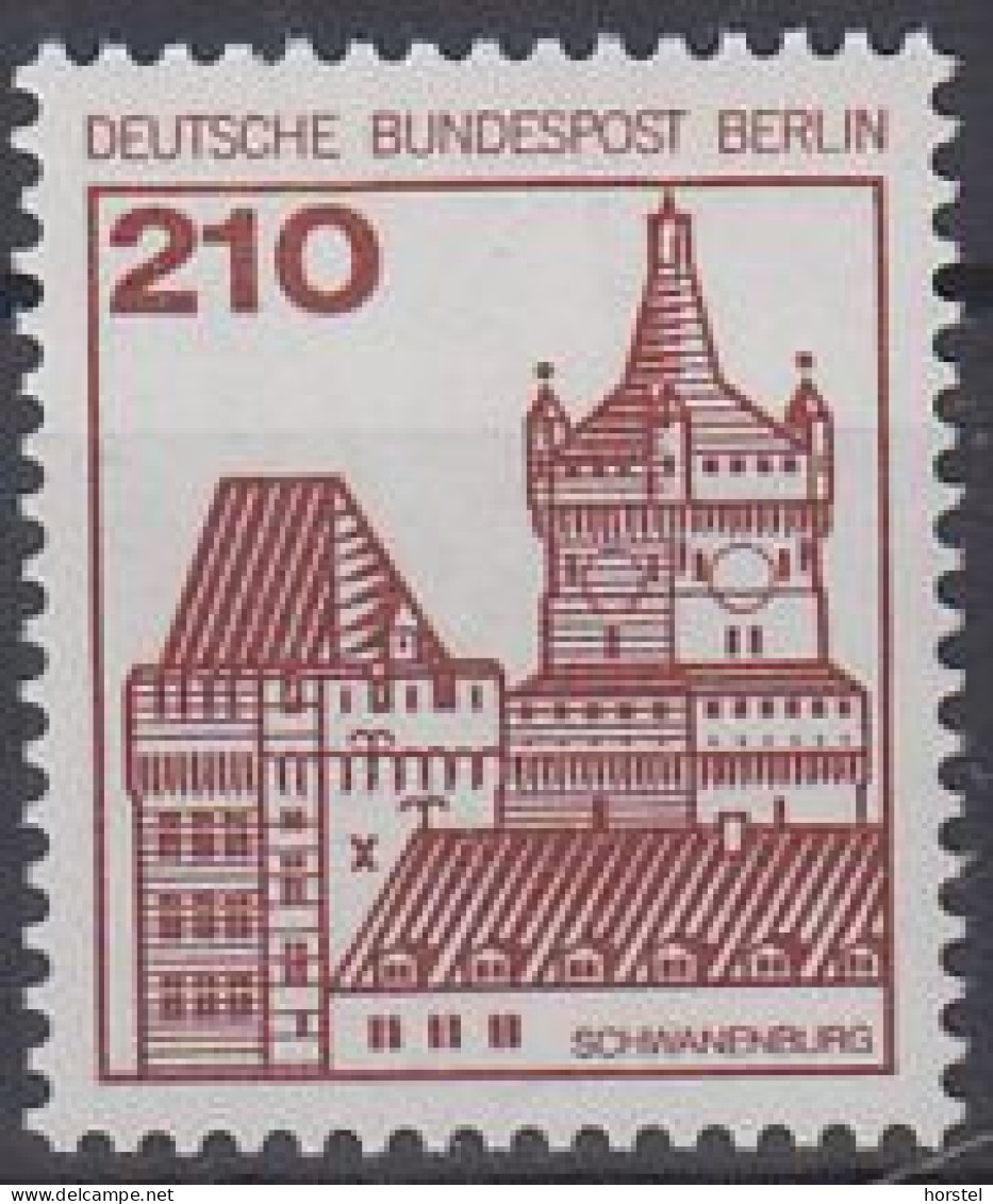 Berlin Mi.Nr.589 - Burgen Und Schlösser - Schwanenburg Kleve - Postfrisch - Unused Stamps