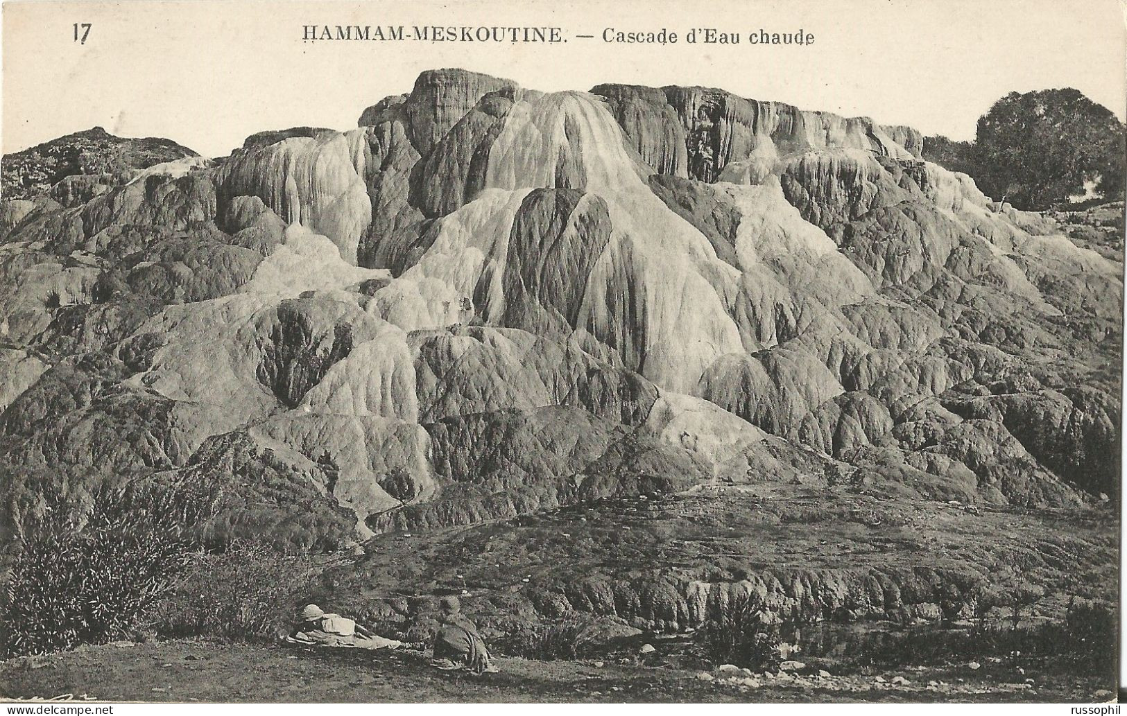 ALGERIE - HAMMAM MESKOUTINE - CASCADE D'EAU CHAUDE - ED. NEURDEIN  #17 - 1923 - Autres & Non Classés