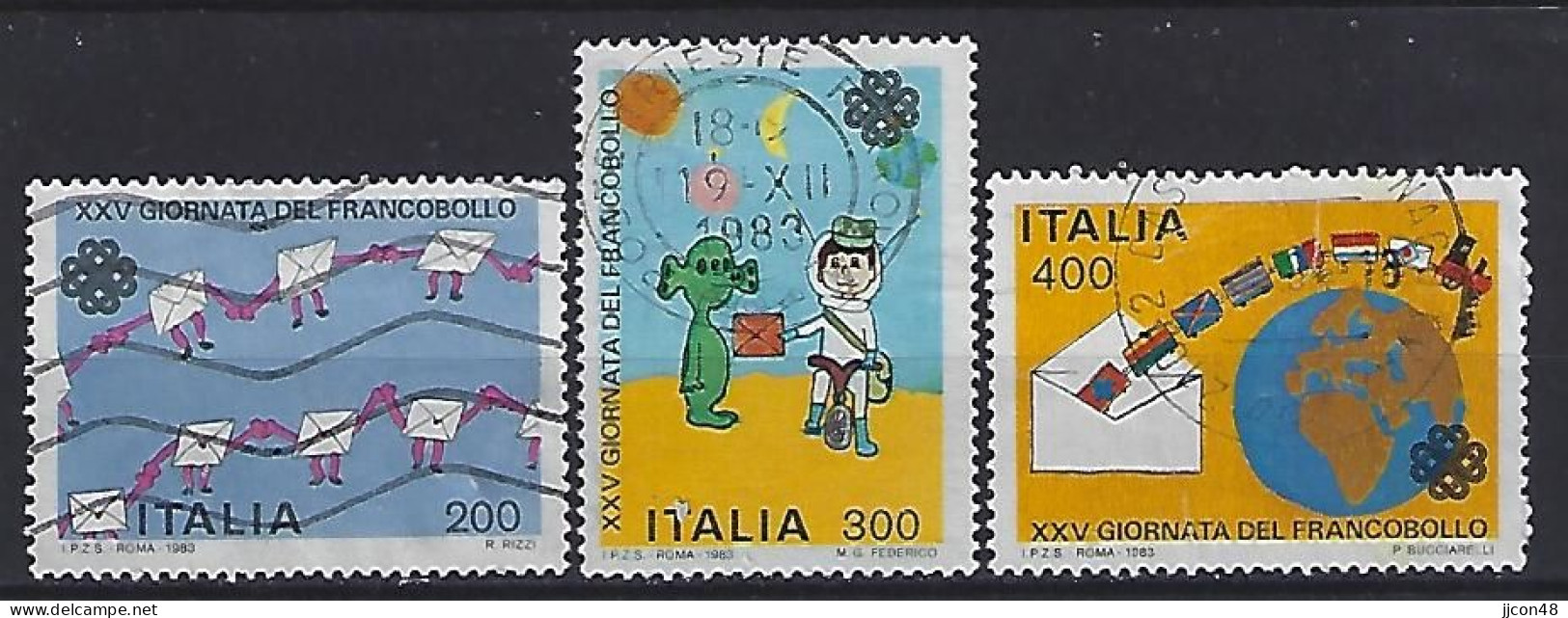 Italy 1983  Tag Der Briefmarke (o) Mi.1864-1866 - 1981-90: Oblitérés