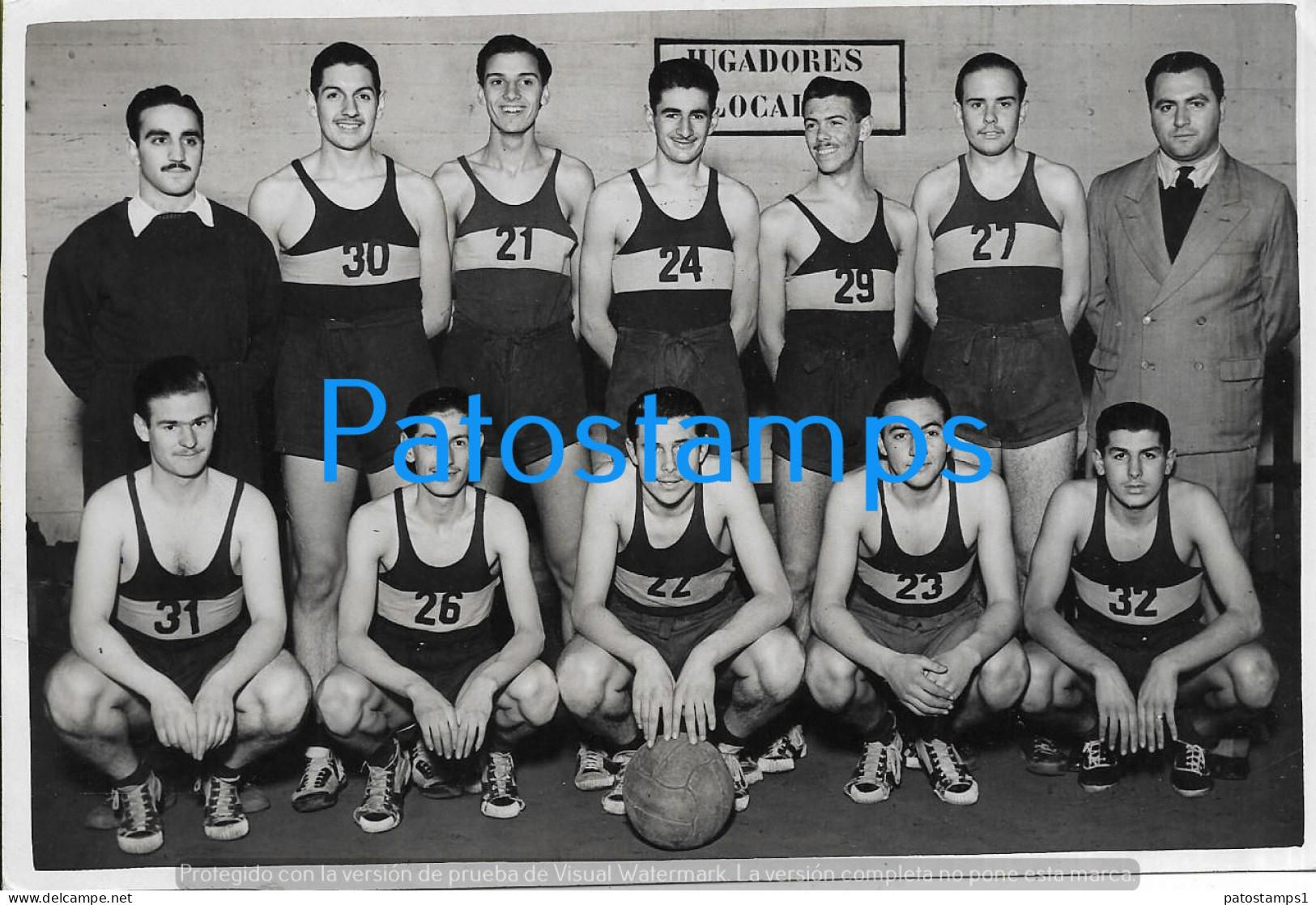 229119 SPORTS BASKET BASKETBALL TEAM JUGADORES BOCA JUNIORS IN ARGENTINA 17 X 11.5 CM PHOTO NO POSTCARD - Basket-ball