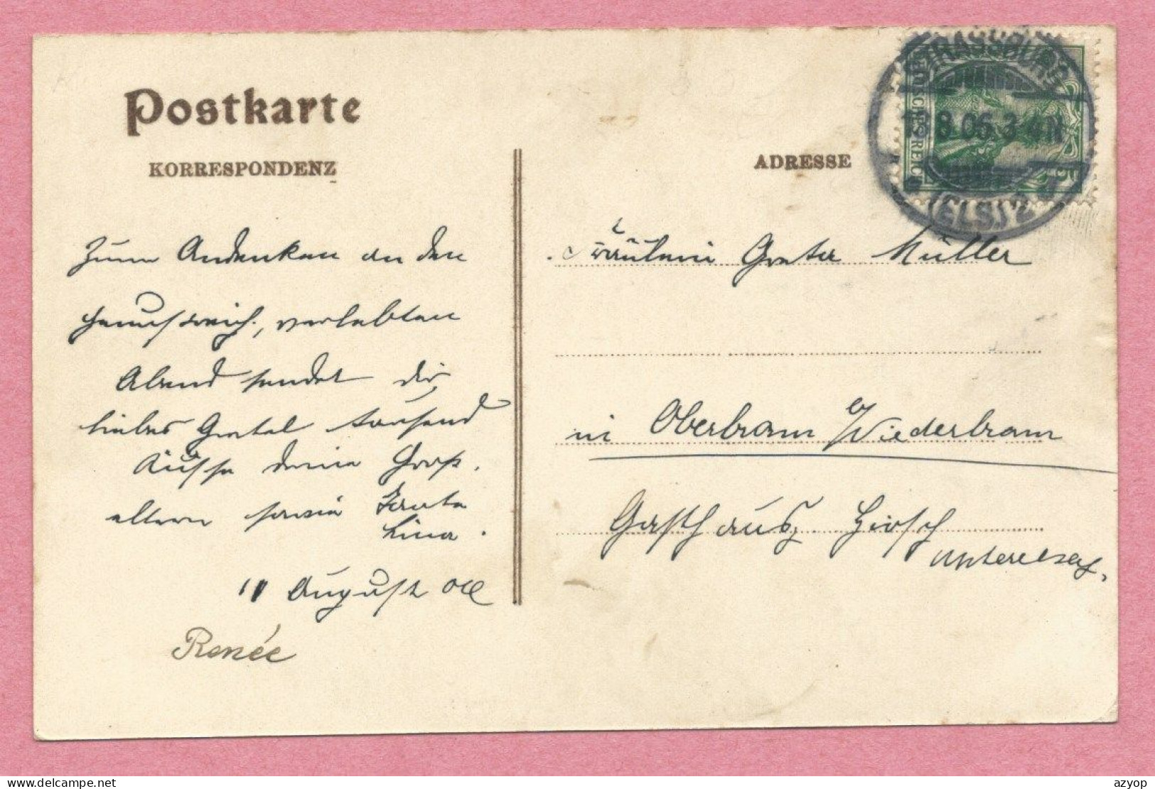 67 - STRASSBURG - STRASBOURG - Carte Signée Léo SCHNUG - Pompier De Strasbourg En 1830 - 3 Scans - Voir Texte - Strasbourg