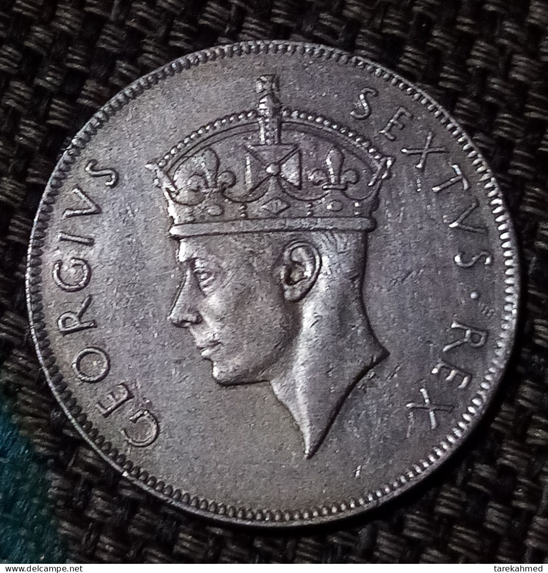 East Africa, 1 Shilling, 1948, George VI . KM 31, AUNC, Agouz - British Colony