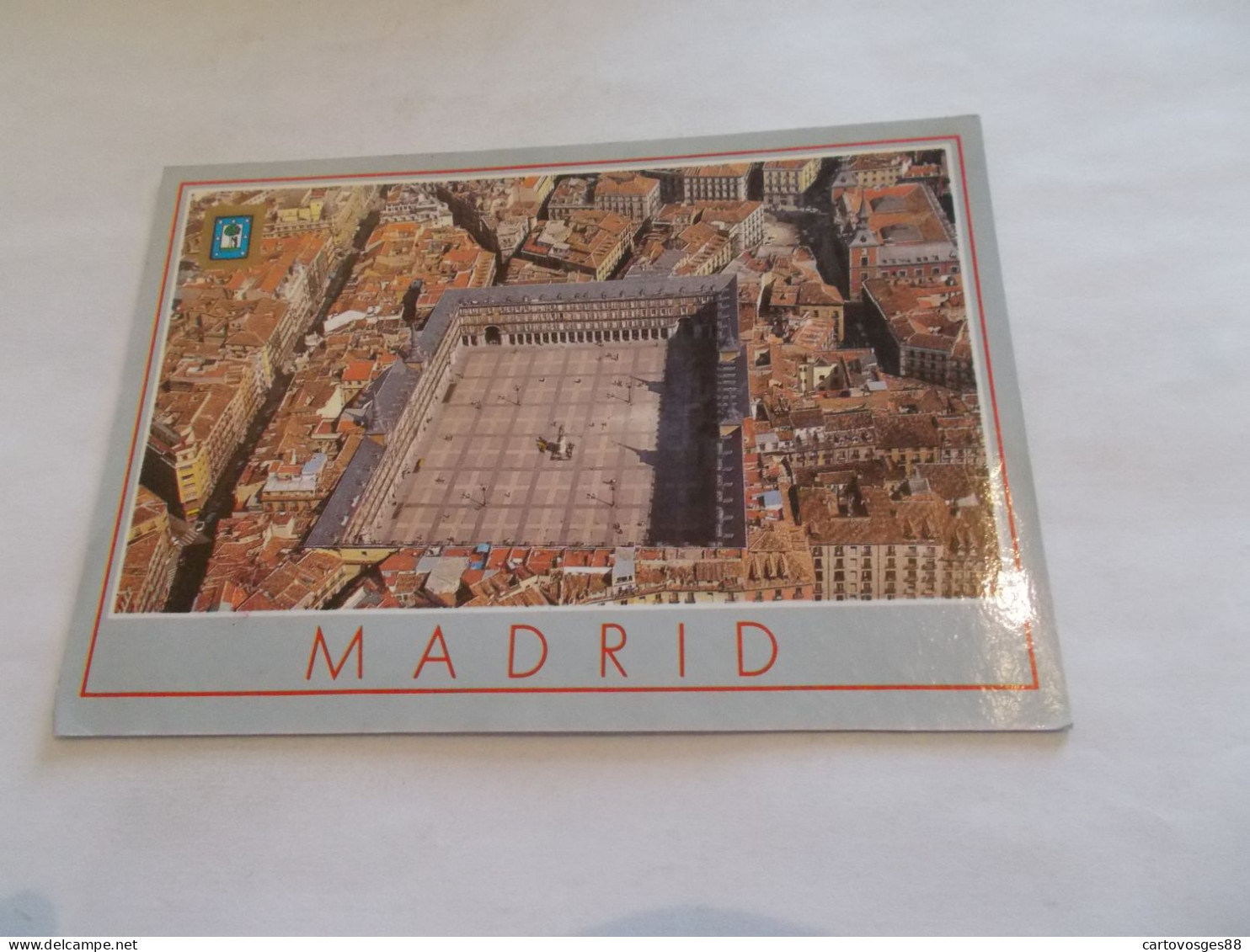 MADRID   ( ESPANA ESPAGNE )  PLAZA MAYOR VUE GENERALE AERIENNE - Madrid