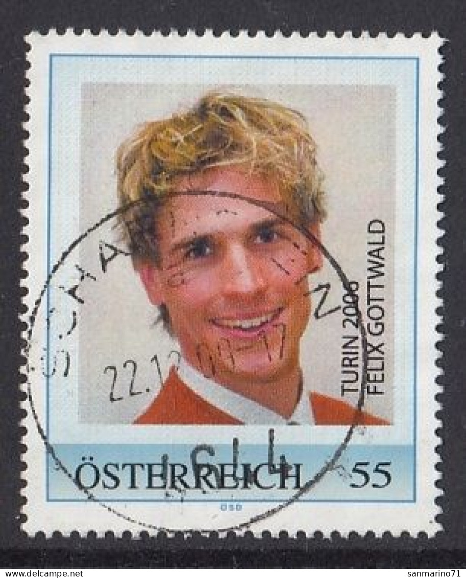 AUSTRIA 108,personal,used,hinged,Felix Gottwald - Timbres Personnalisés