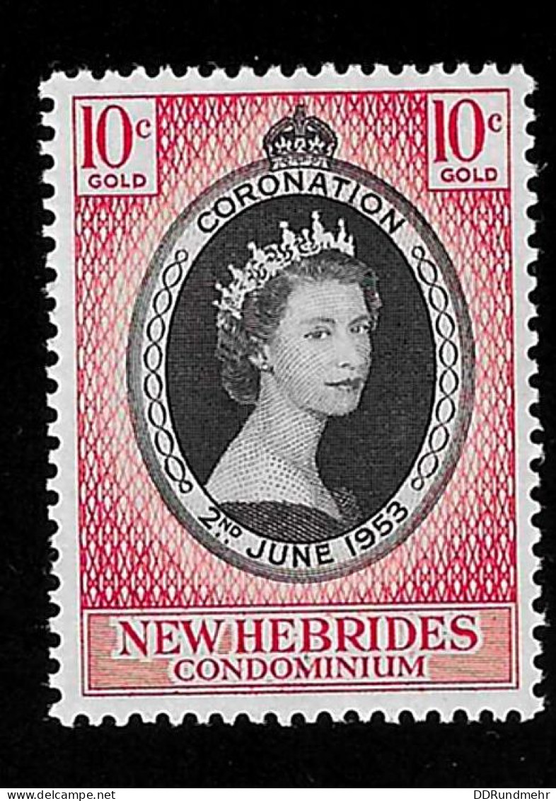 1953 Elizabeth II Michel NH 163 Stamp Number NH-BR 77 Yvert Et Tellier NH 166 Stanley Gibbons NH-BR 79 Xx MNH - Timbres-taxe
