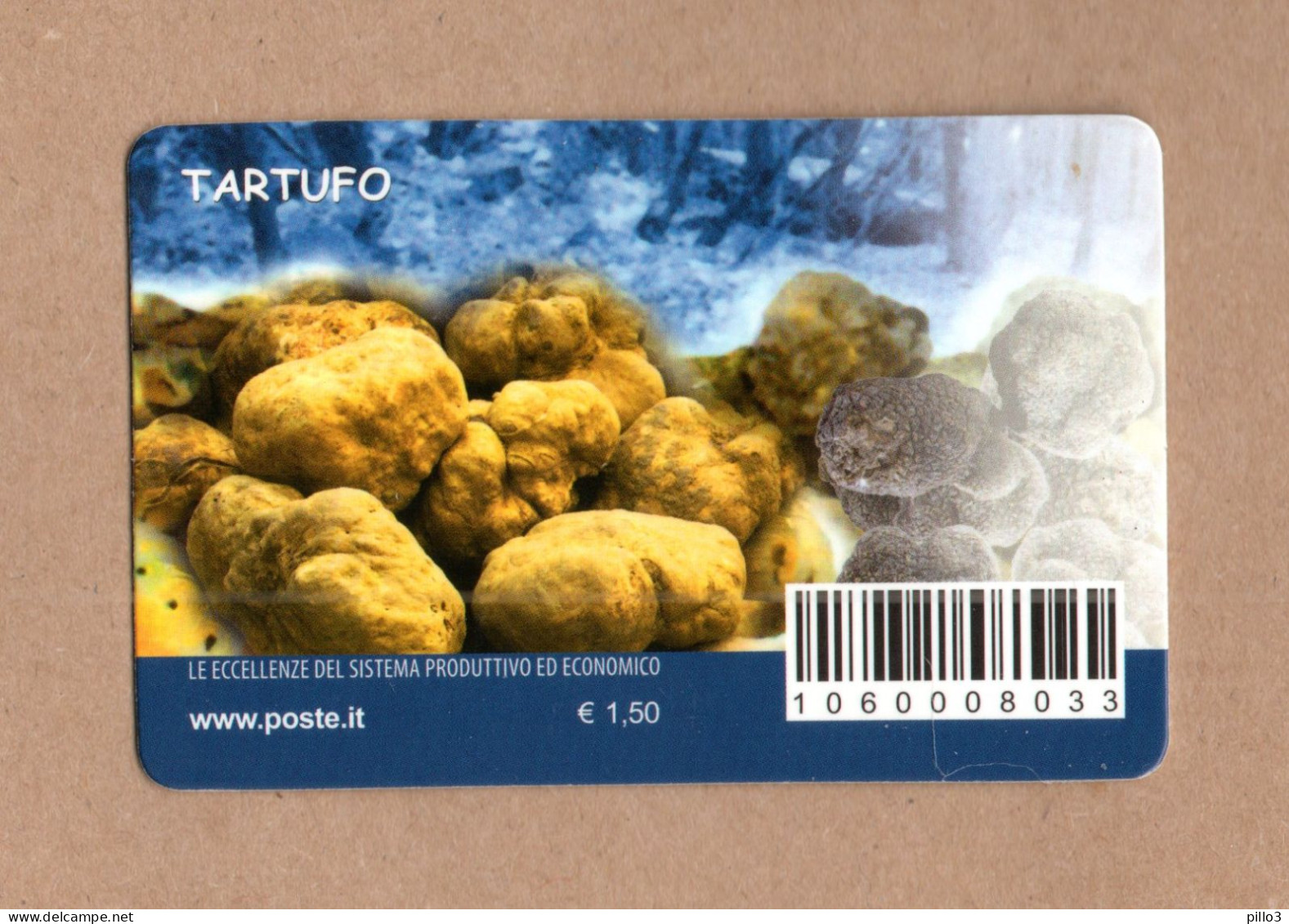 ITALIA  :  Tessera Filatelica - Eccellenze Italiane "IL TARTUFO"   31.10.2015 - Cartes Philatéliques