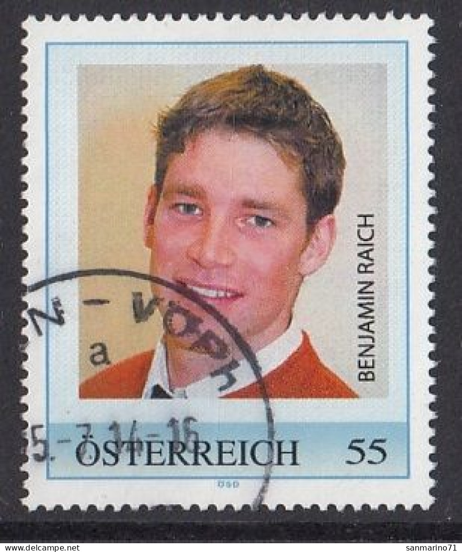 AUSTRIA 109,personal,used,hinged,Benjamin Raich - Persoonlijke Postzegels