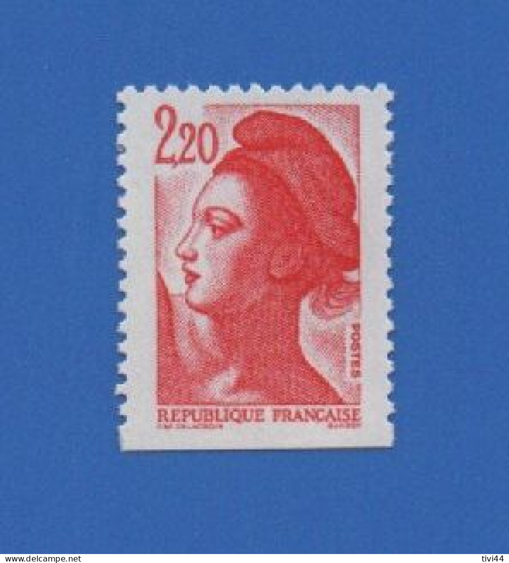 FRANCE 2427 NEUF ** MARIANNE DU BICENTENAIRE - 1982-1990 Vrijheid Van Gandon