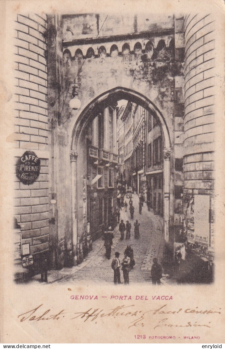 Genova Porta Del Vacca 1902 - Genova (Genoa)