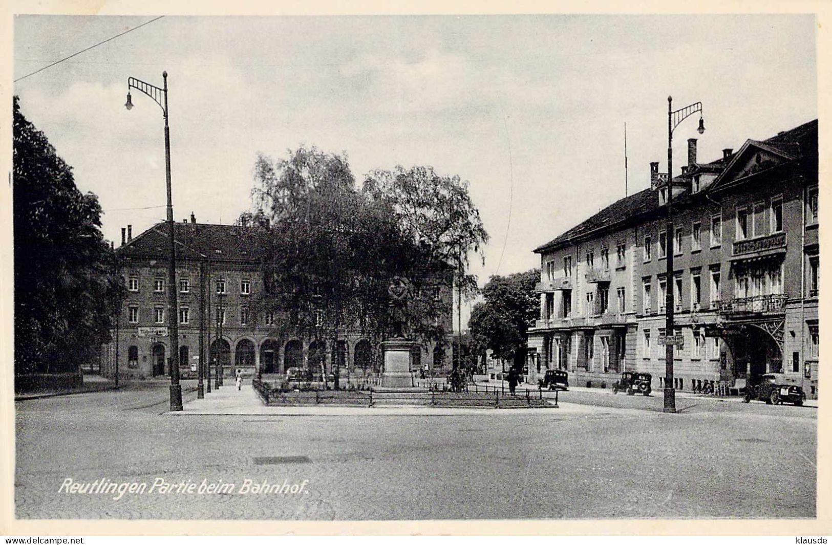 Reutlingen - Partie Beim Bahnhof Gel.1936 - Reutlingen