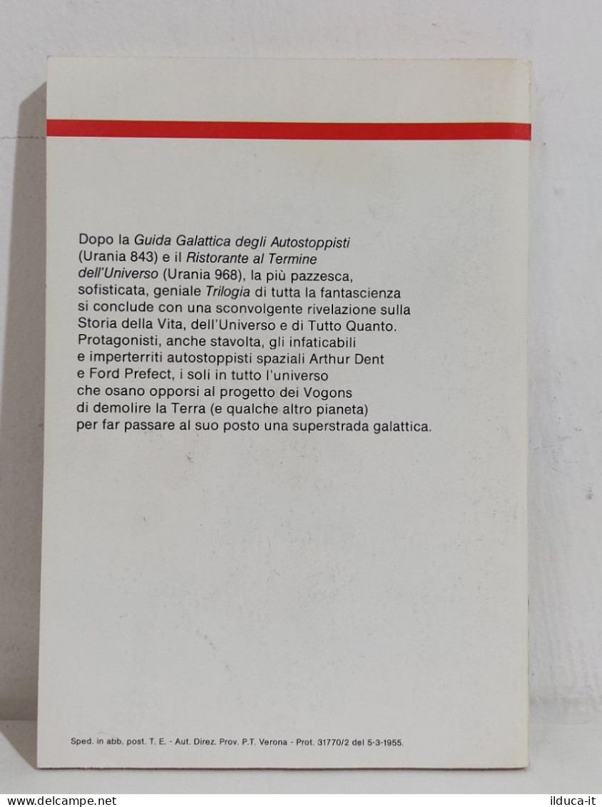 69029 Urania N. 973 1984 - Douglas Adams - La Vita, L'universo E Tutto Quanto - Science Fiction