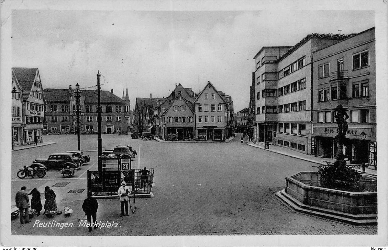 Reutlingen - Marktplatz Gel.1932 - Reutlingen