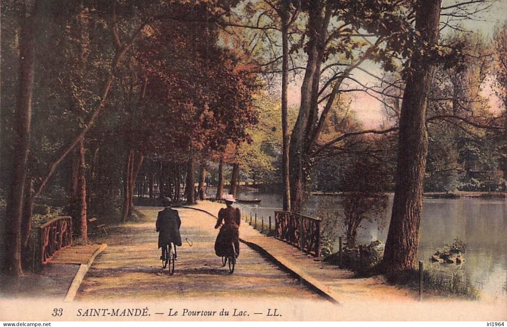 SAINT MANDE LE POURTOUR DU LAC 1917 - Saint Mande