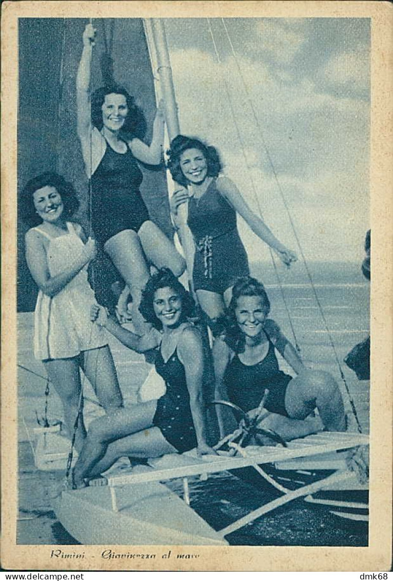 RIMINI - GIOVINEZZA AL MARE / PIN UP - EDIZIONE BELICCHI - 1930s (20752) - Rimini