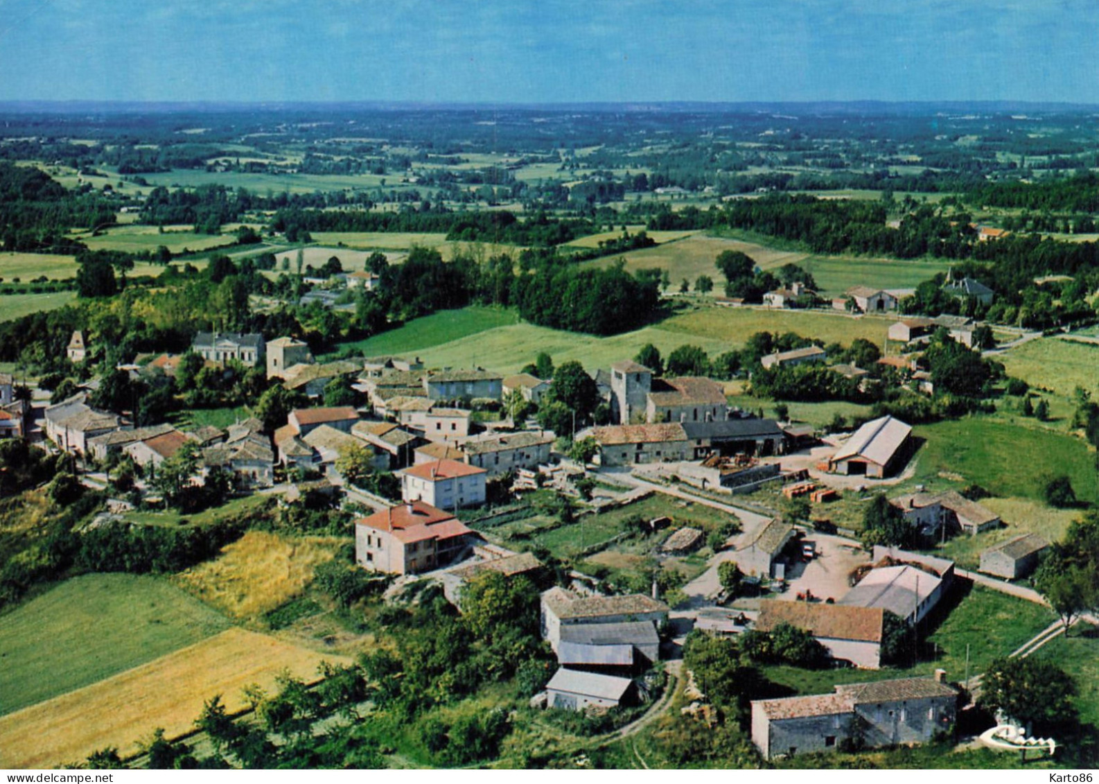 Montdoumerc * Vue Générale Aérienne Du Village - Autres & Non Classés
