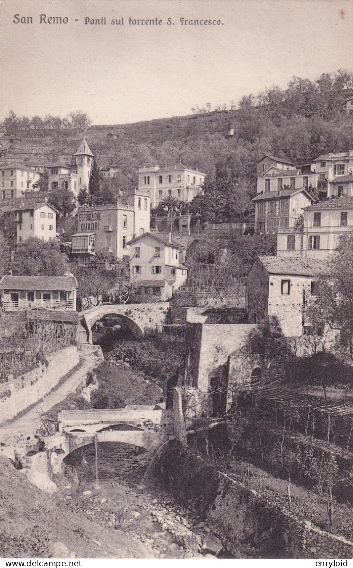 Sanremo Ponti Sul Torrente S. Francesco - San Remo