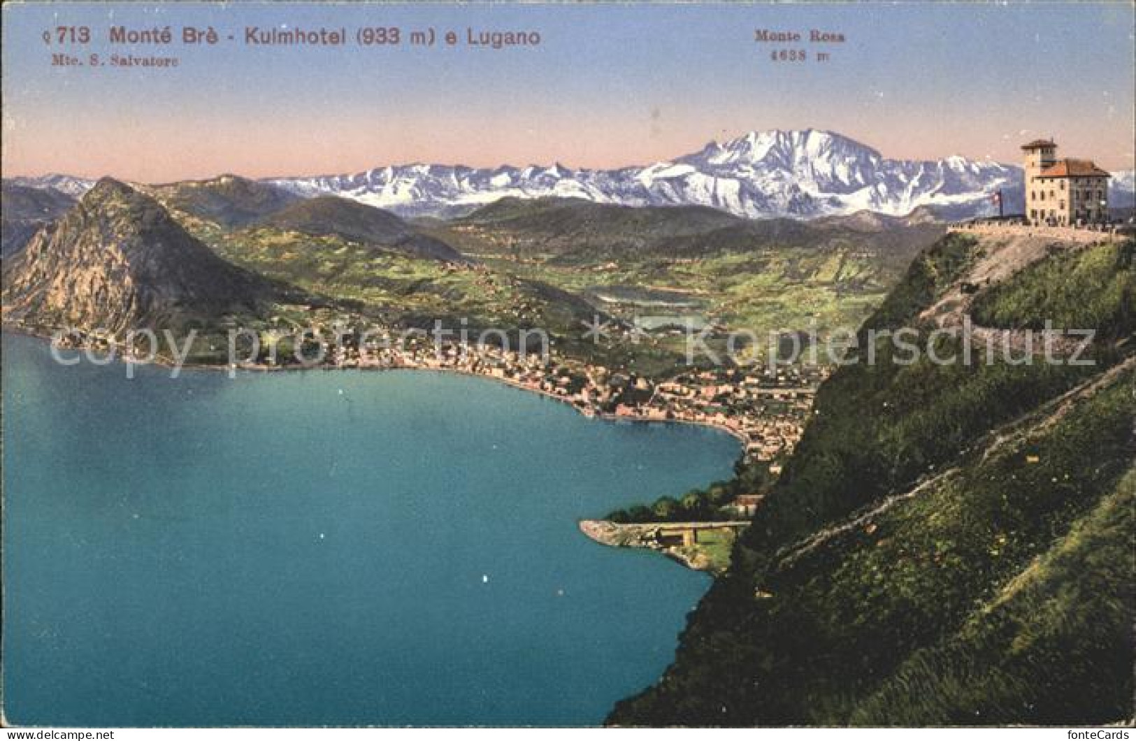 11672126 Lugano TI Monte Bre Kulmhotel Lugano - Other & Unclassified