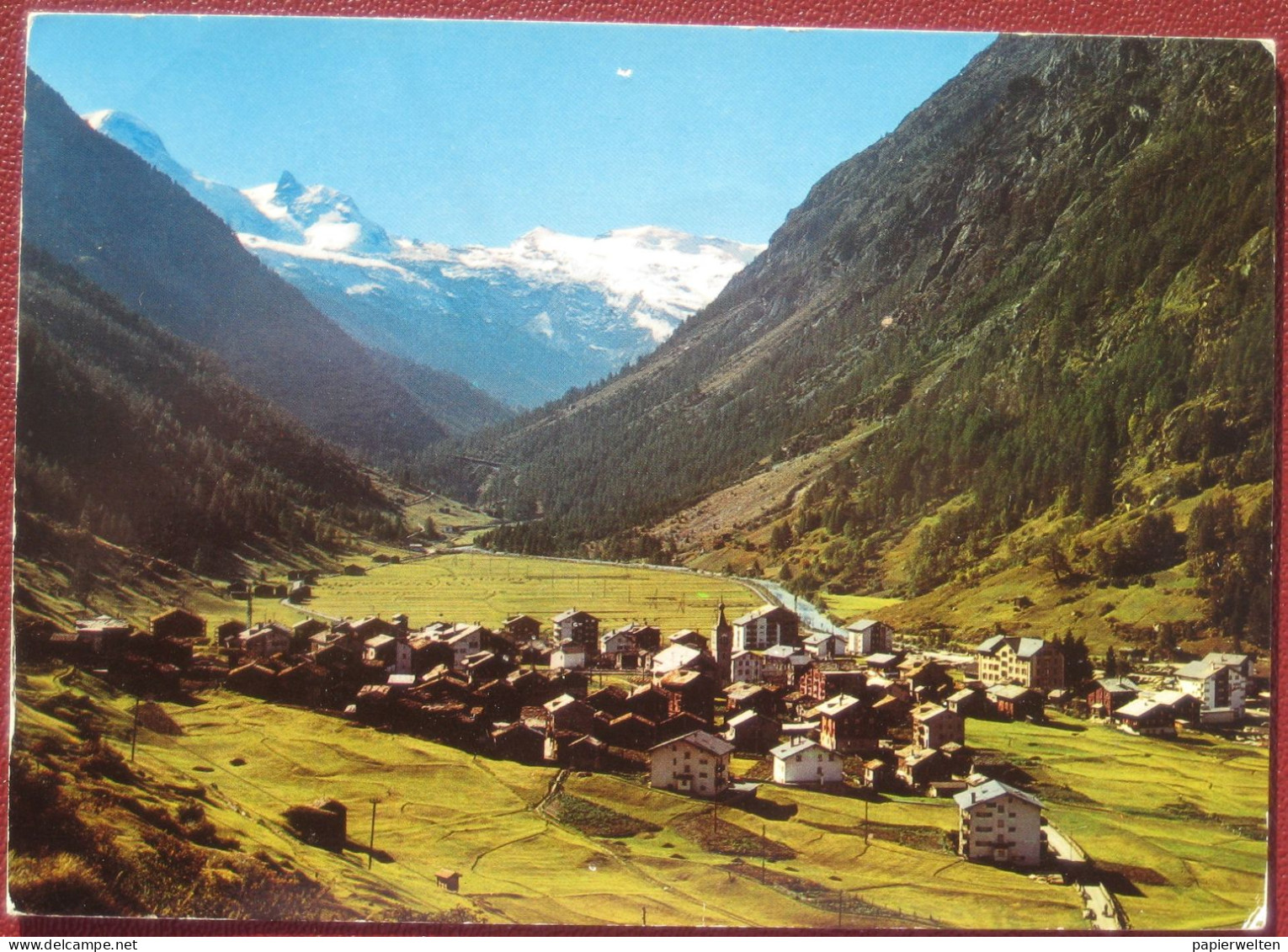 Täsch (VS) - Panorama Gegen Breithorn Und Theodulpass - Täsch