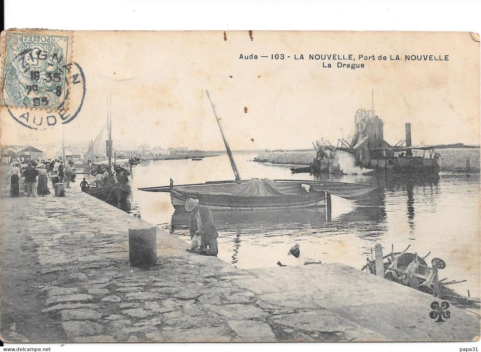 LA NOUVELLE ,Port De LA NOUVELLE - La Drague - Port La Nouvelle