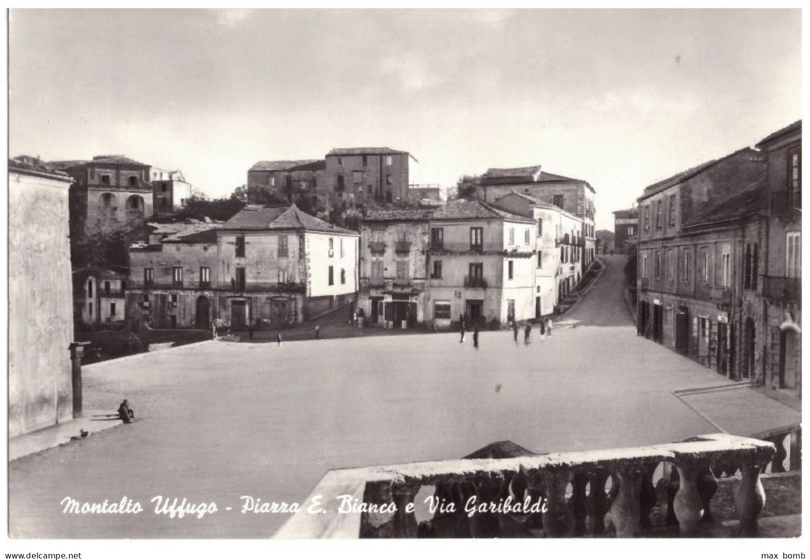 1964 MONTALTO UFFUGO - COSENZA  PIAZZA BIANCO E VIA GARIBALDI - Cosenza