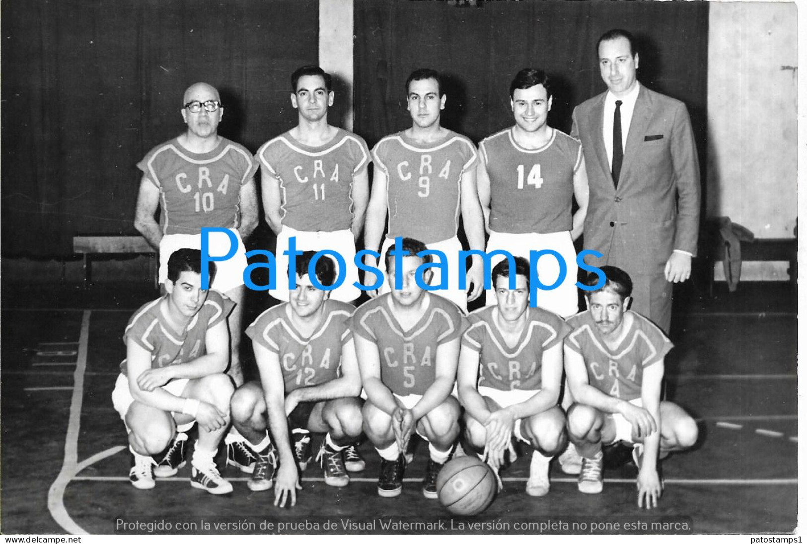 229131 SPORTS BASKET BASKETBALL TEAM JUGADORES REGATAS DE AVELLANEDA IN ARGENTINA 19 X 12 CM PHOTO NO POSTCARD - Basket-ball