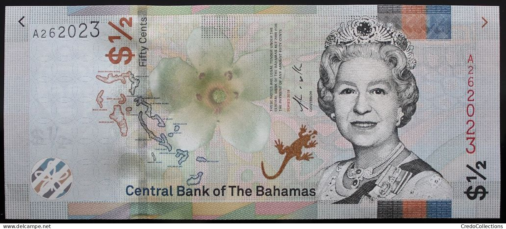 Bahamas - 1/2 Dollar - 2019 - PICK 76Aa - NEUF - Bahamas