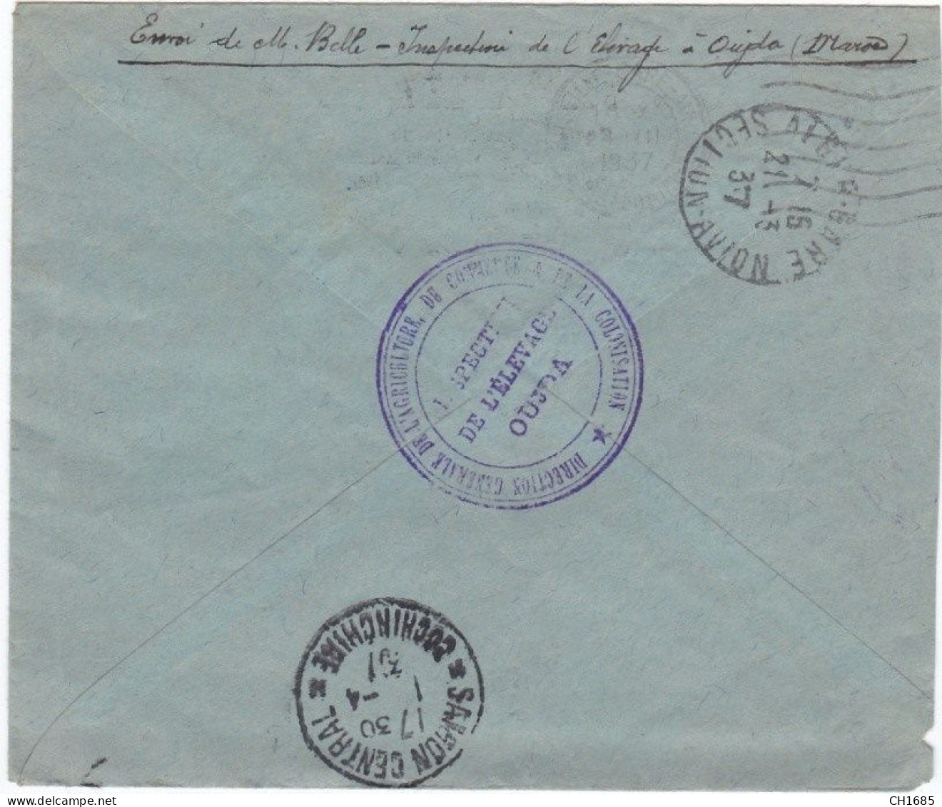 MAROC : PA 37 Et Ouarzazat Sur Lettre Pour Saïgon - Lettres & Documents