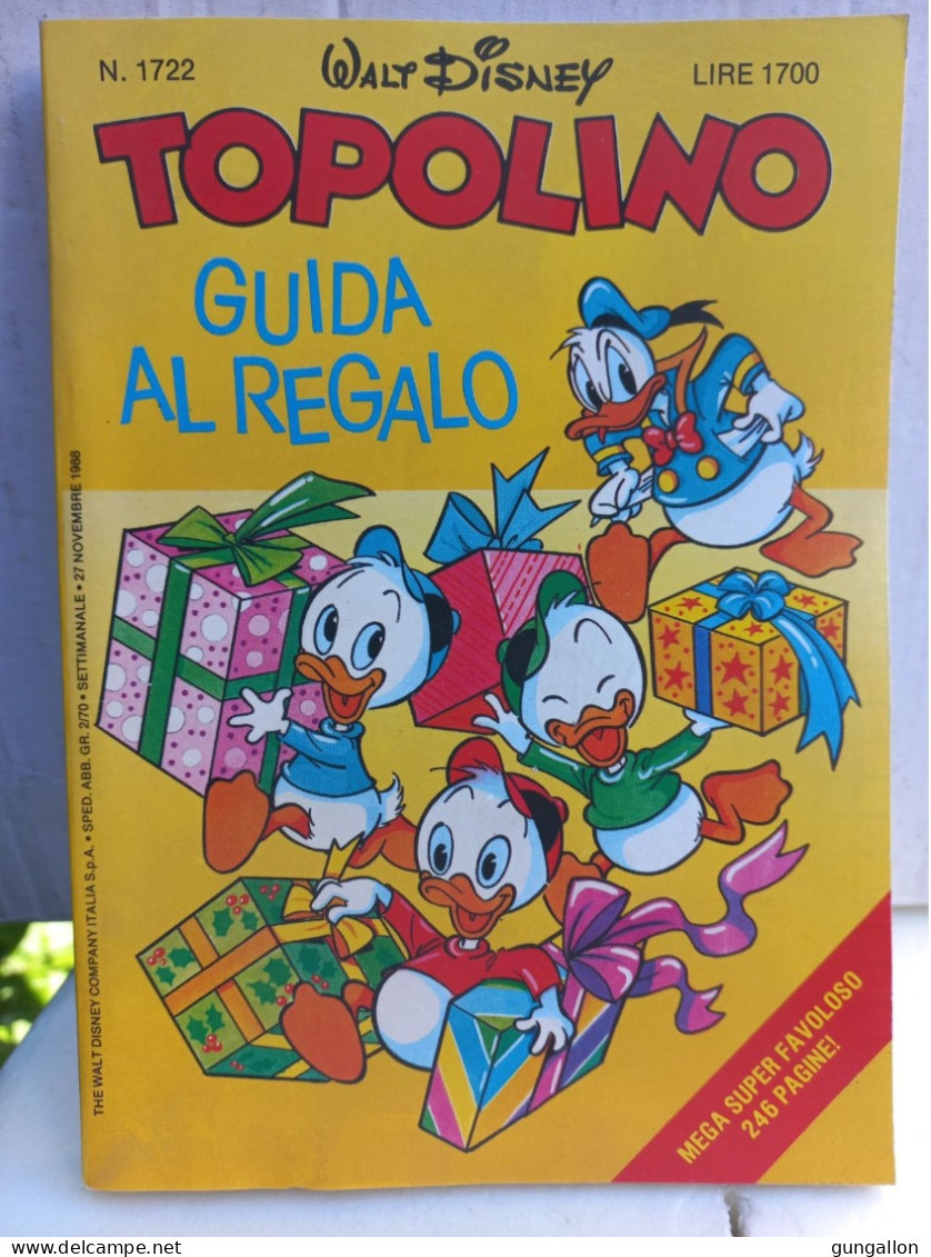 Topolino (Mondadori 1988) N. 1722 - Disney