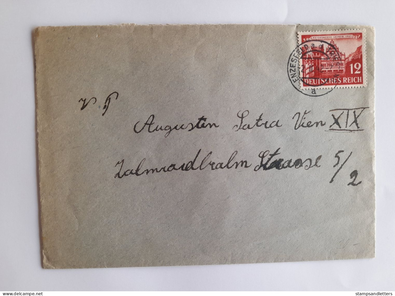 1942. Enzesfeld To Wien. - Lettres & Documents