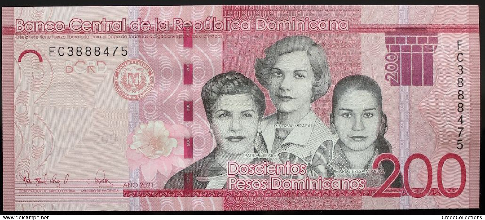 Dominicaine (Rép.) - 200 Pesos - 2021 - PICK 191f - NEUF - Repubblica Dominicana