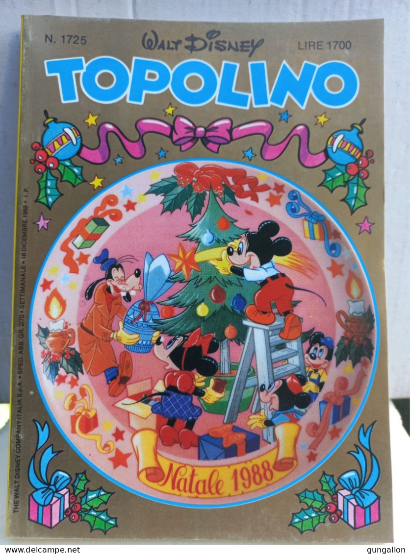 Topolino (Mondadori 1988) N. 1725 - Disney