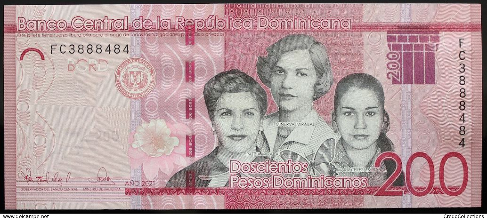 Dominicaine (Rép.) - 200 Pesos - 2021 - PICK 191f - NEUF - Dominicaine