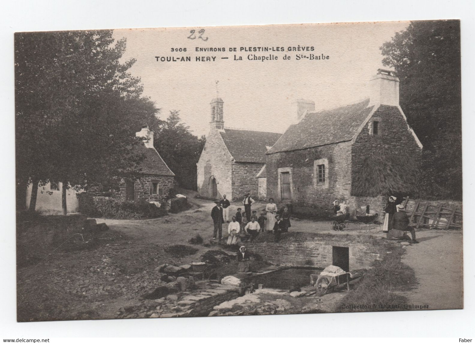 Environs De Plestin-Les-Grèves- TOUL-AN-HERY La Chapelle De Ste Barbe - Plestin-les-Greves