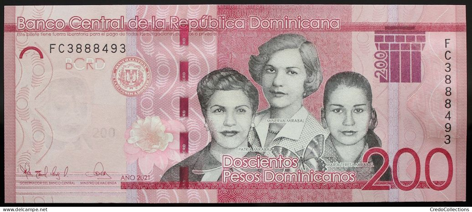 Dominicaine (Rép.) - 200 Pesos - 2021 - PICK 191f - NEUF - Dominicaine