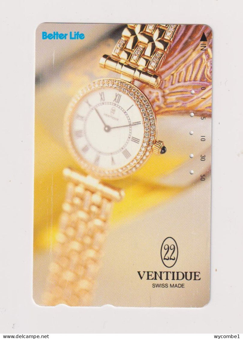 JAPAN  - Ventidue Watches Magnetic Phonecard - Japon