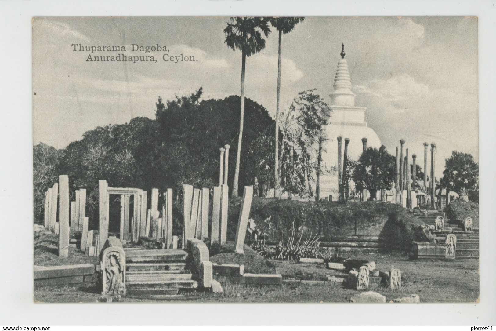 ASIE - SRI LANKA - CEYLON - Thuparama Dagoba - ANURADHAPURA - Sri Lanka (Ceylon)