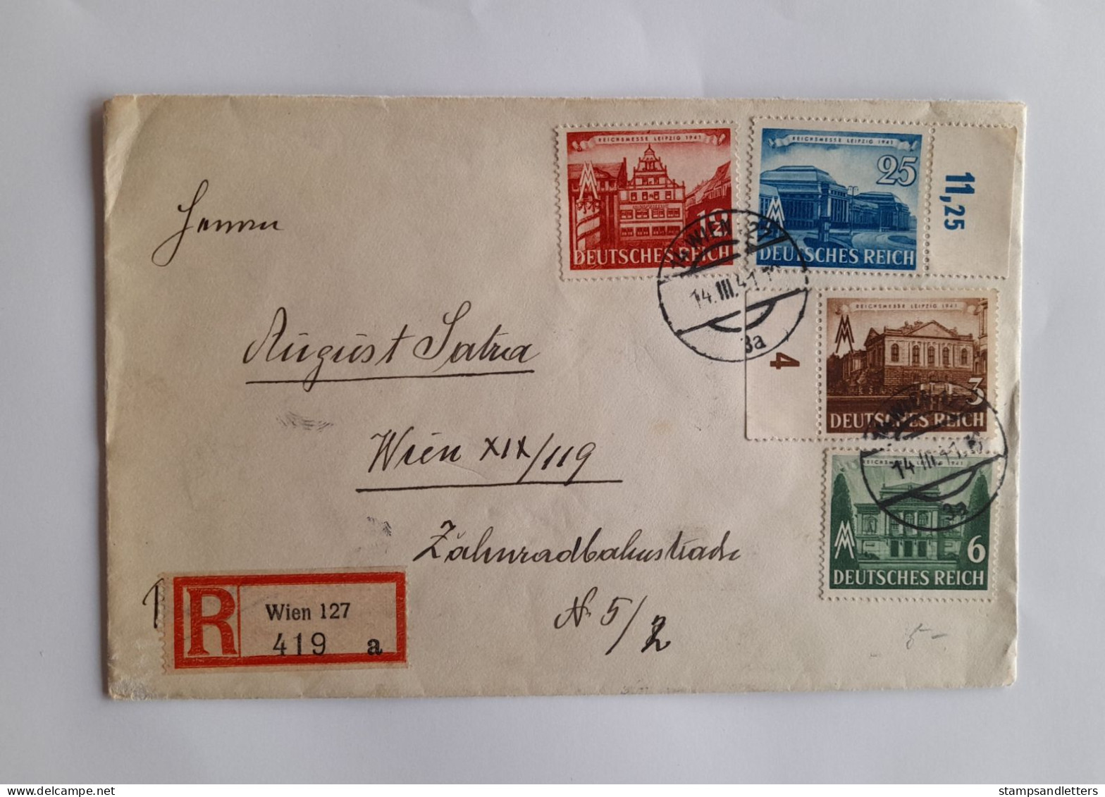 1941. Cover To Wien. - Covers & Documents