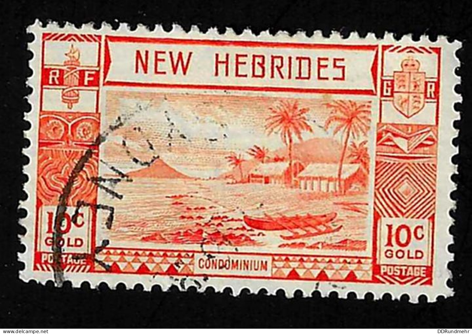 1938 Lopevi Michel NH 98 Stamp Number NH-BR 51 Yvert Et Tellier NH 113 Stanley Gibbons NH-BR 53 Used - Strafport