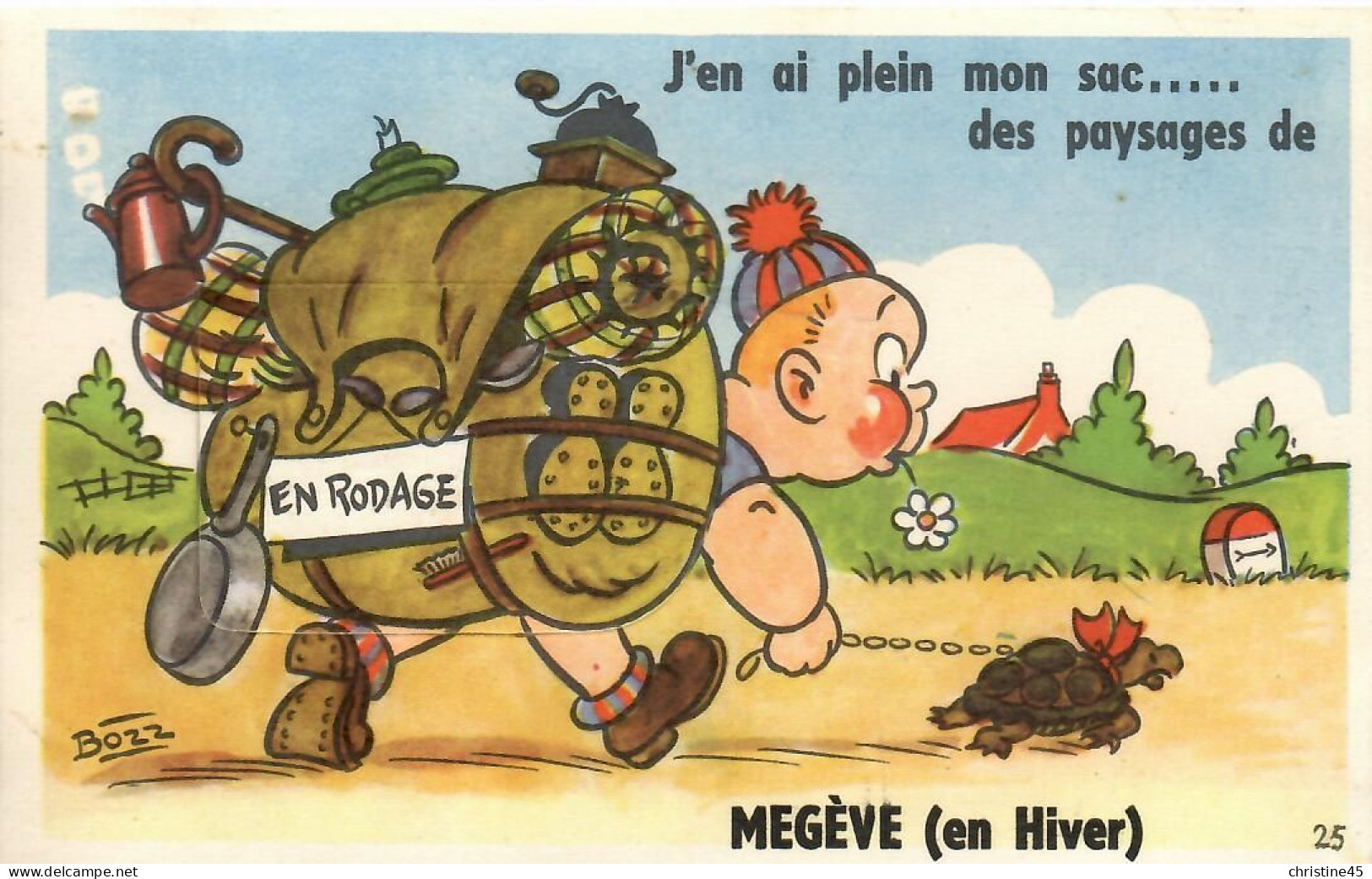 CARTE A SYSTEME MEGEVE    GRAND MARCHEUR - Megève