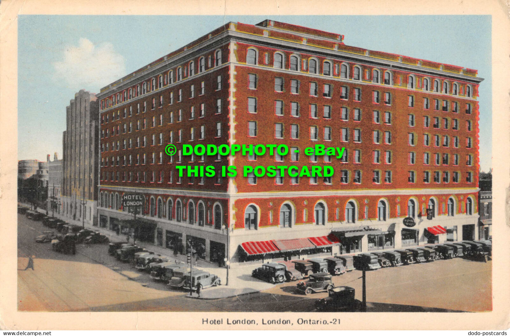 R554845 Ontario. Hotel London. London. Photogelatine Engraving. 1940 - Autres & Non Classés