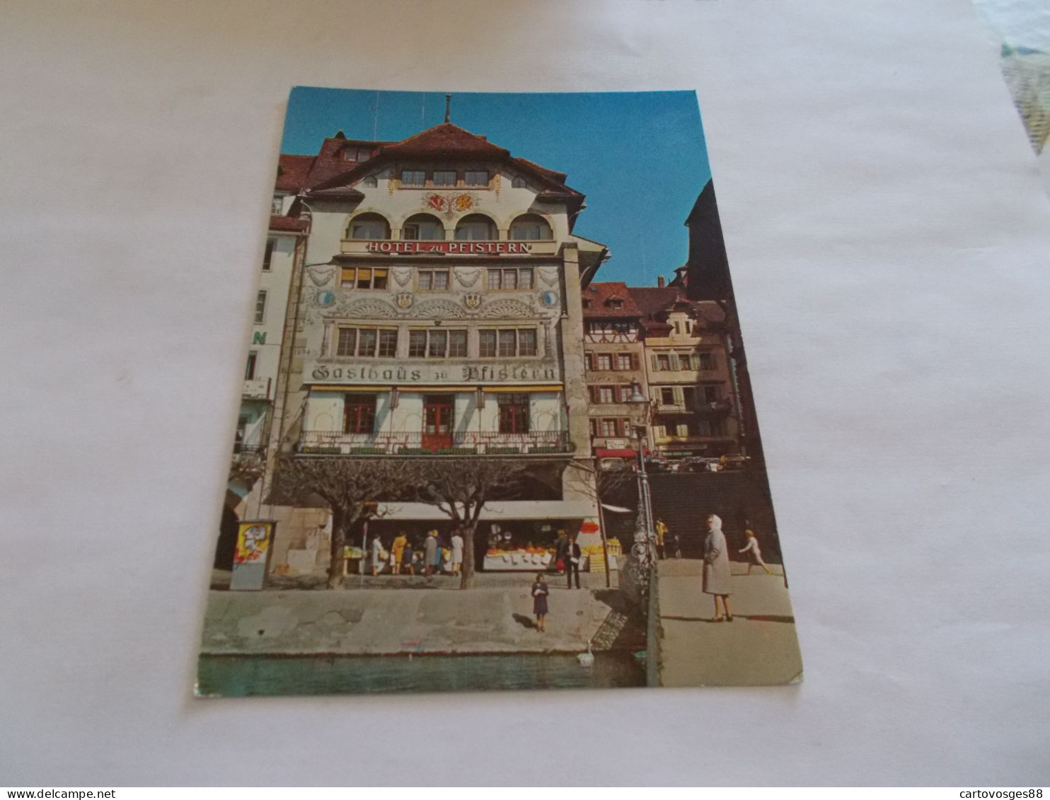 LUZERN LUCERNE  ALTSTADT ( SUISSE SWITZERLAND )  HOTEL GASTHAUS ZU PFISTEN  ANIMEES - Lucerne