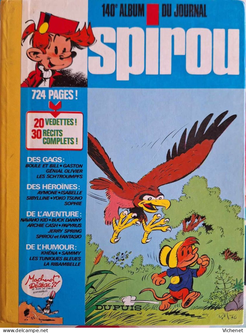 Spirou - Reliure Editeur - 140 - Spirou Magazine