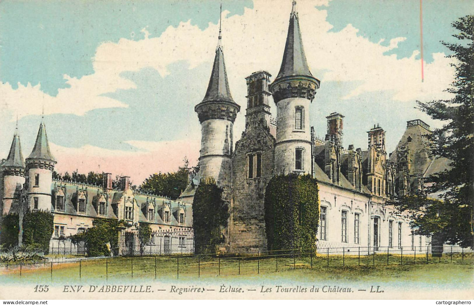 France Environs D'Abbeville Les Tourelles Du Chateau - Abbeville