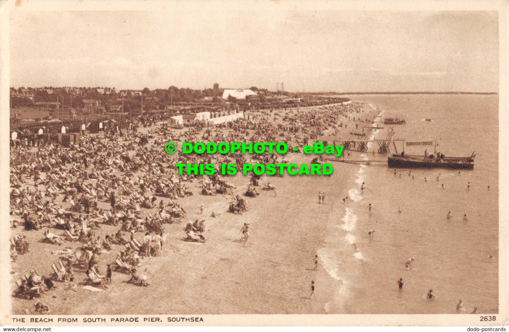 R554524 Southsea. The Beach From South Parade Pier. Photo Precision. English Ser - Mundo