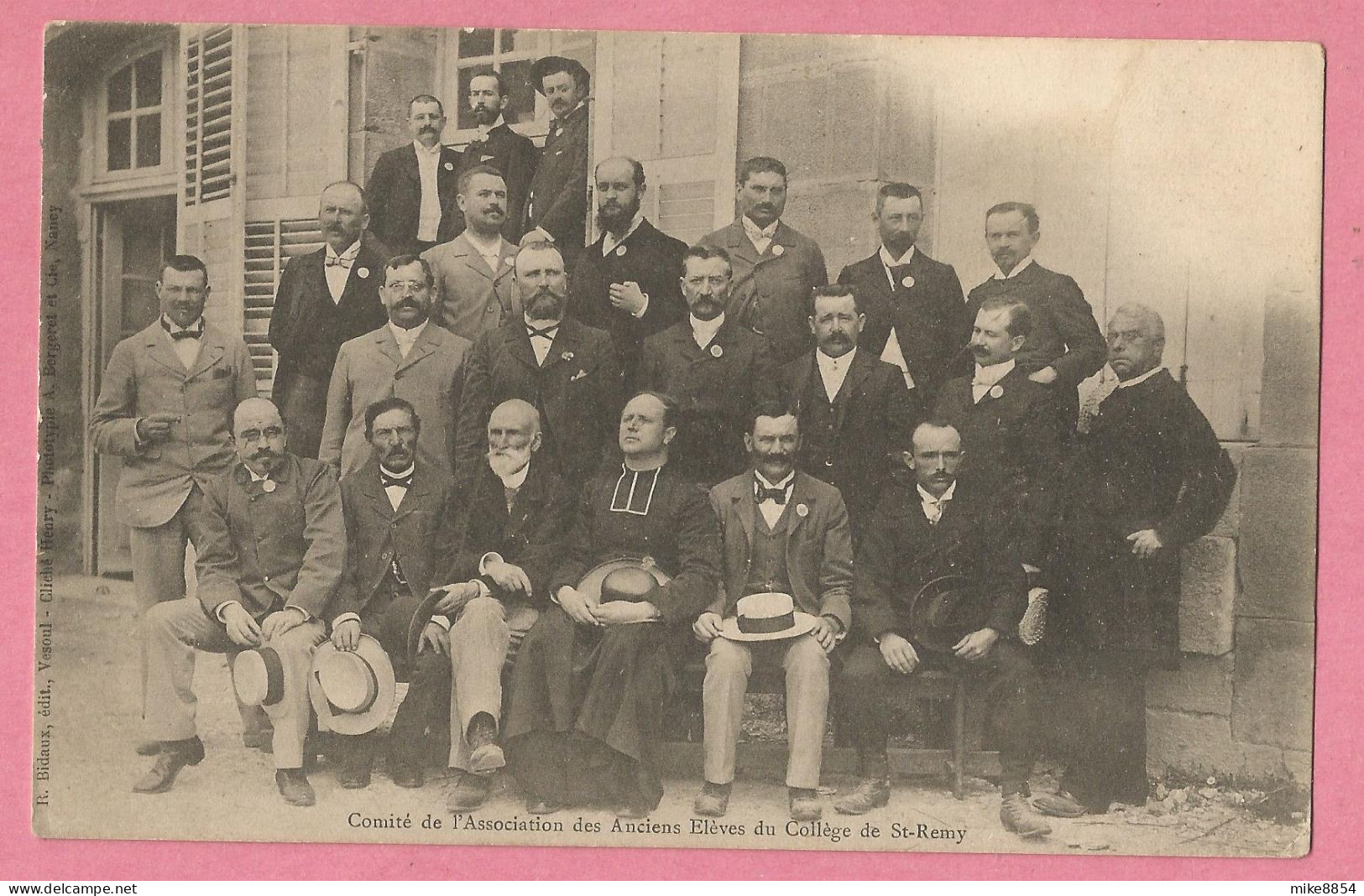 SAS0759  CPA  (Haute-Saône)  Comité De L'Association Des Anciens Elèves Du Collège De Saint Rémy - Autres & Non Classés