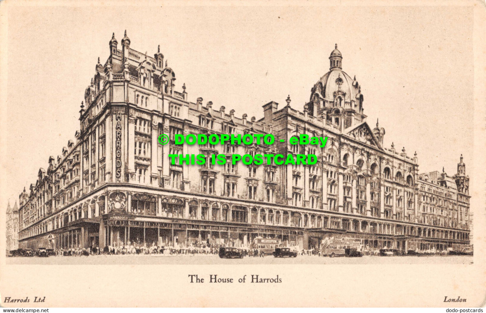 R554541 London. The House Of Harrods. Postcard - Other & Unclassified