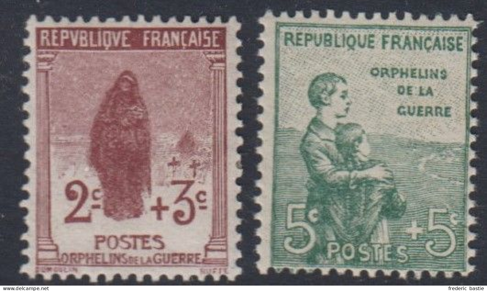 Orphelins - N° 148 Et 149  *  - Cote : 40 € - Neufs