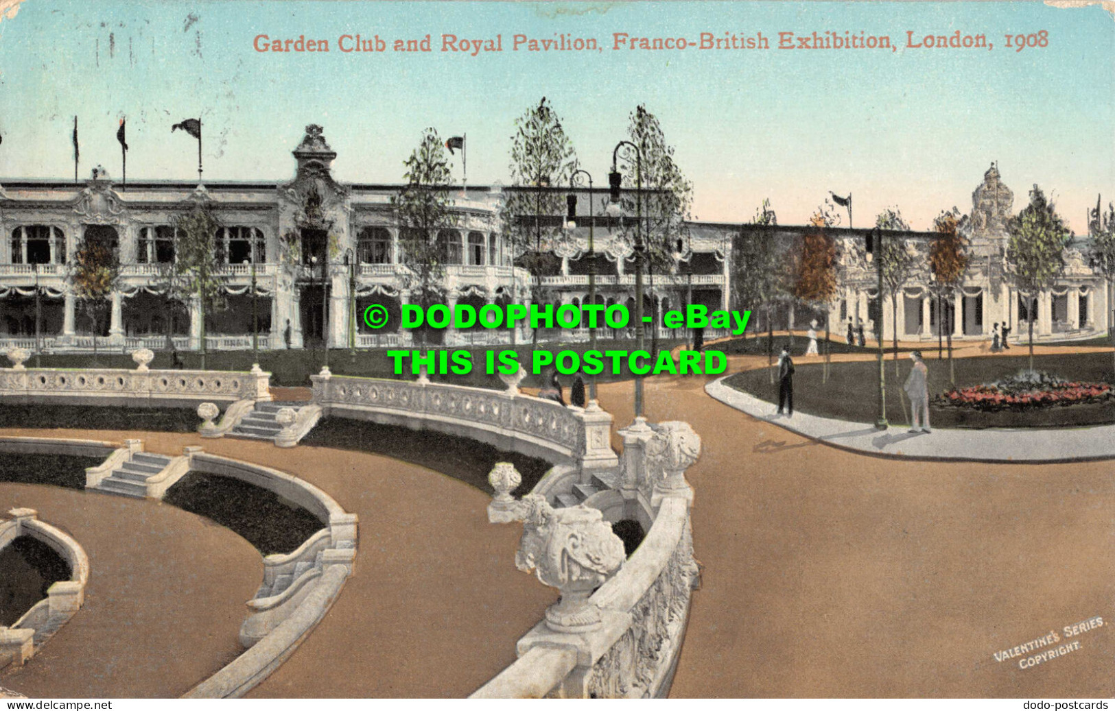 R554890 London. Garden Club And Royal Pavilion. Franco British Exhibition. Valen - Other & Unclassified