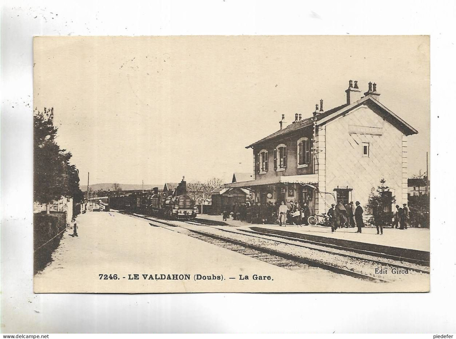 25 - LE VALDAHON ( Doubs ) - La Gare - Sonstige & Ohne Zuordnung