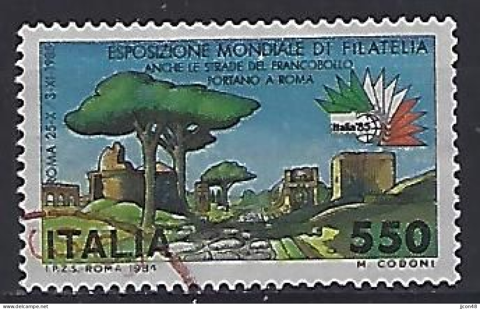 Italy 1984  Briefmarkenausstellung "ITALIA `85" (o) Mi.1884 - 1981-90: Oblitérés